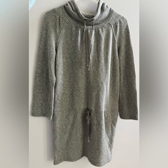 Max Studio London Drawstring Hoodie Dress - Picture 1 of 2